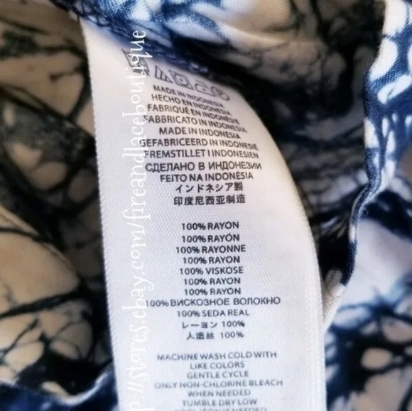 MICHAEL BY MICHAEL KORS TWIST DYE DRESS SZ M - Picture 9 of 9